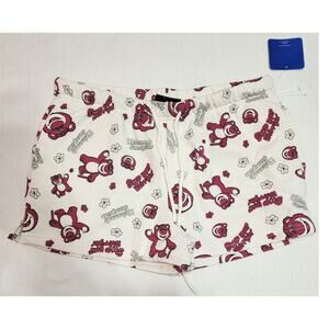 Pixar Lotso ''welcome to sunnyside'' women's XL jogger shorts